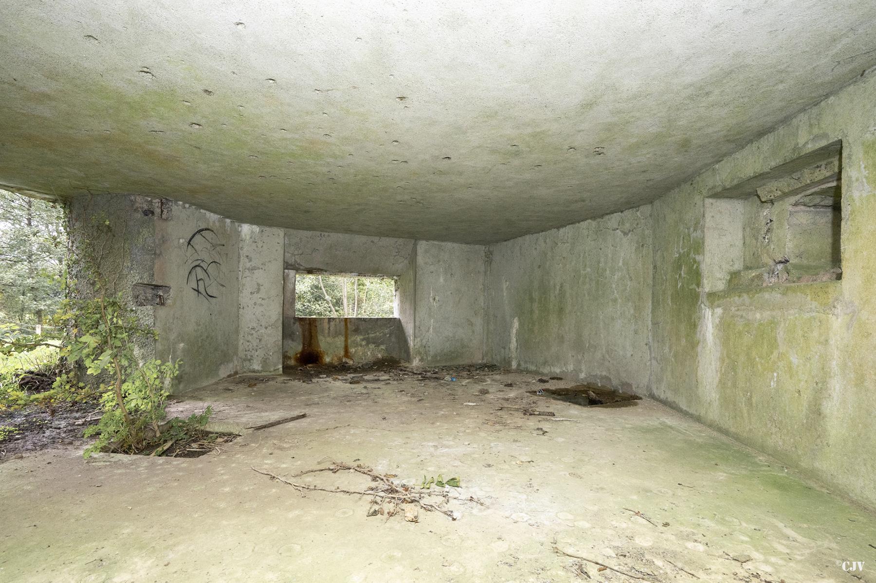 Ligne Maginot - B522 - L'AUNELLE NORD - (Blockhaus pour canon) - Créneau nord-ouest
