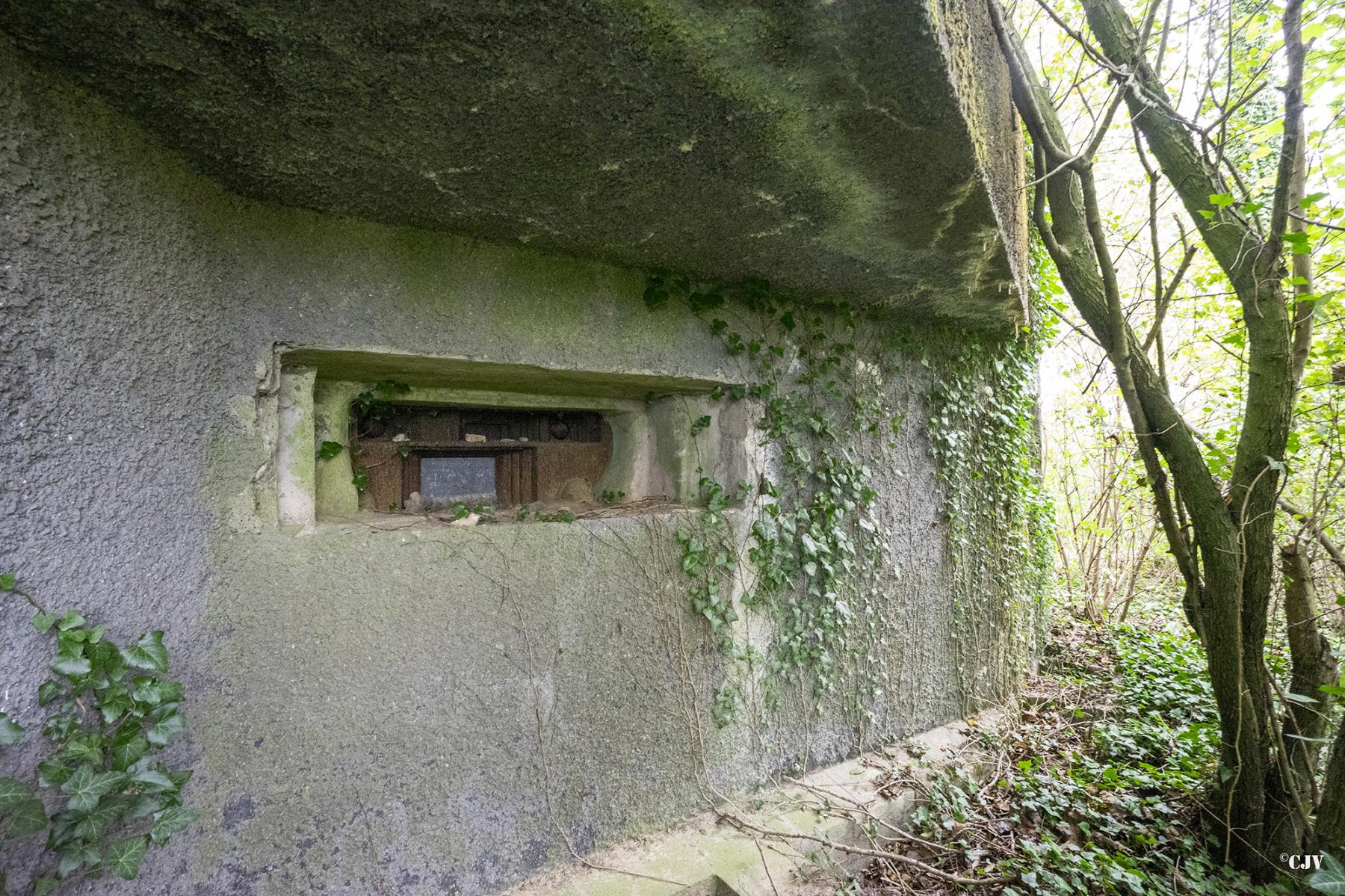 Ligne Maginot - B540 - RUAINCE - (Blockhaus pour canon) - Créneau ouest