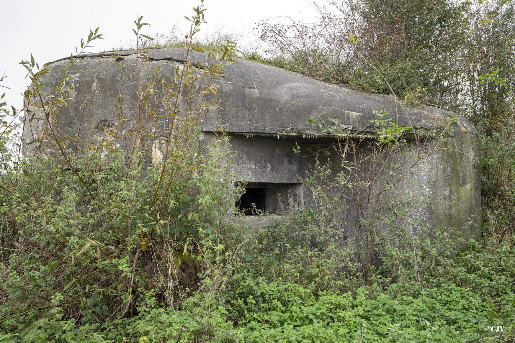 Ligne Maginot - B550 - LA BOETE - (Blockhaus pour canon) - Côté Est