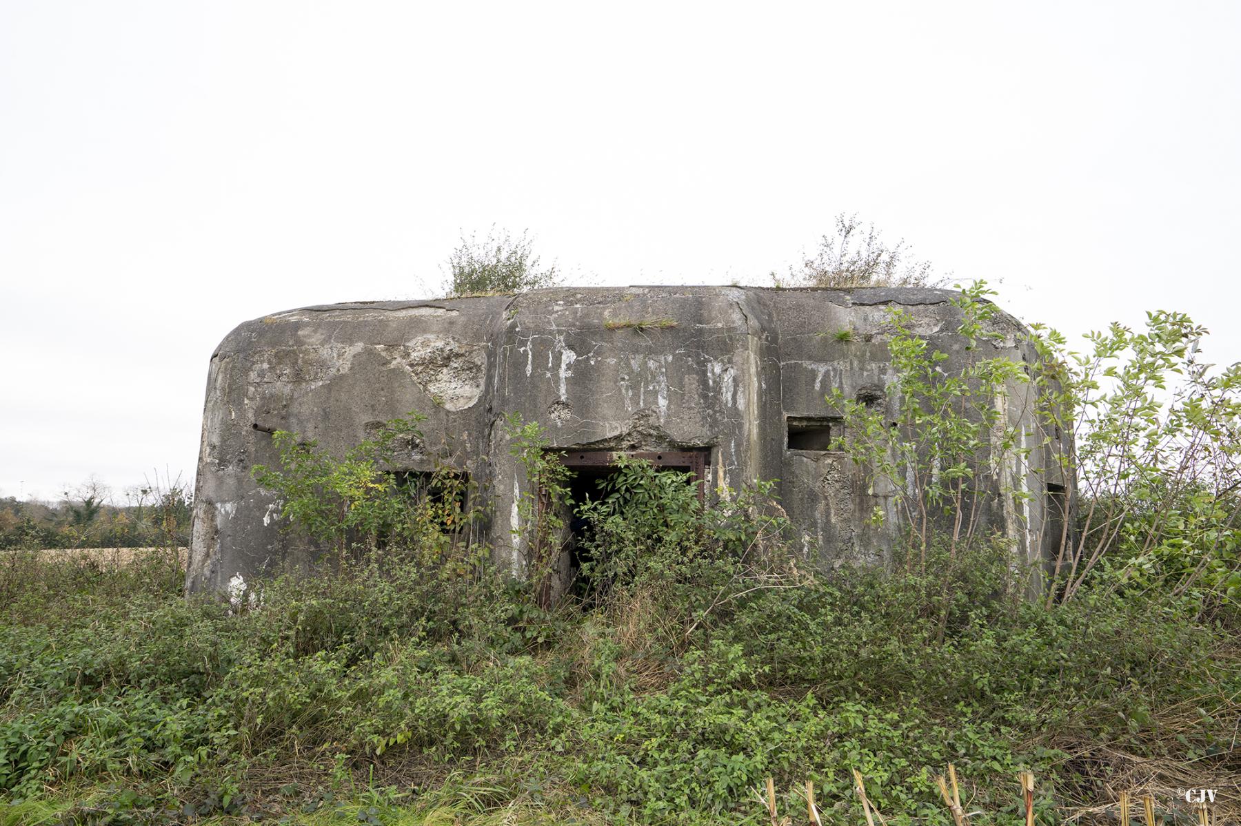 Ligne Maginot - B550 - LA BOETE - (Blockhaus pour canon) - L'entrée