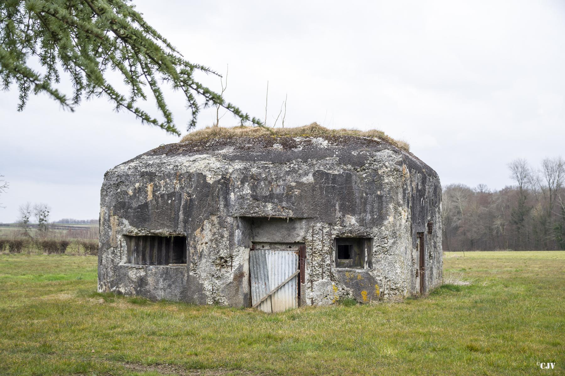 Ligne Maginot - B587 - MALPLAQUET EST - (Blockhaus pour canon) - 