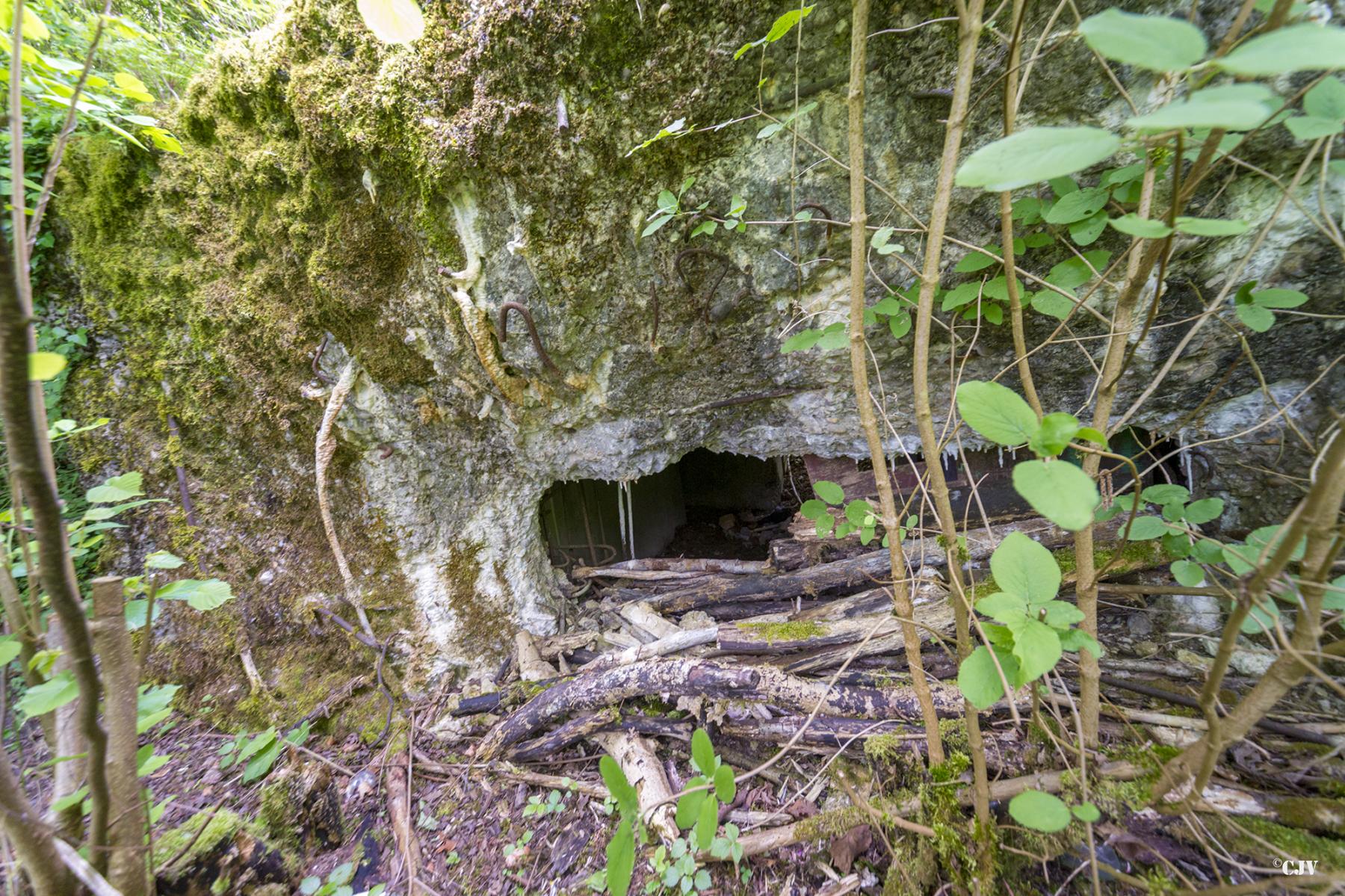 Ligne Maginot - ROUY 2 - (Blockhaus pour canon) - Le créneau