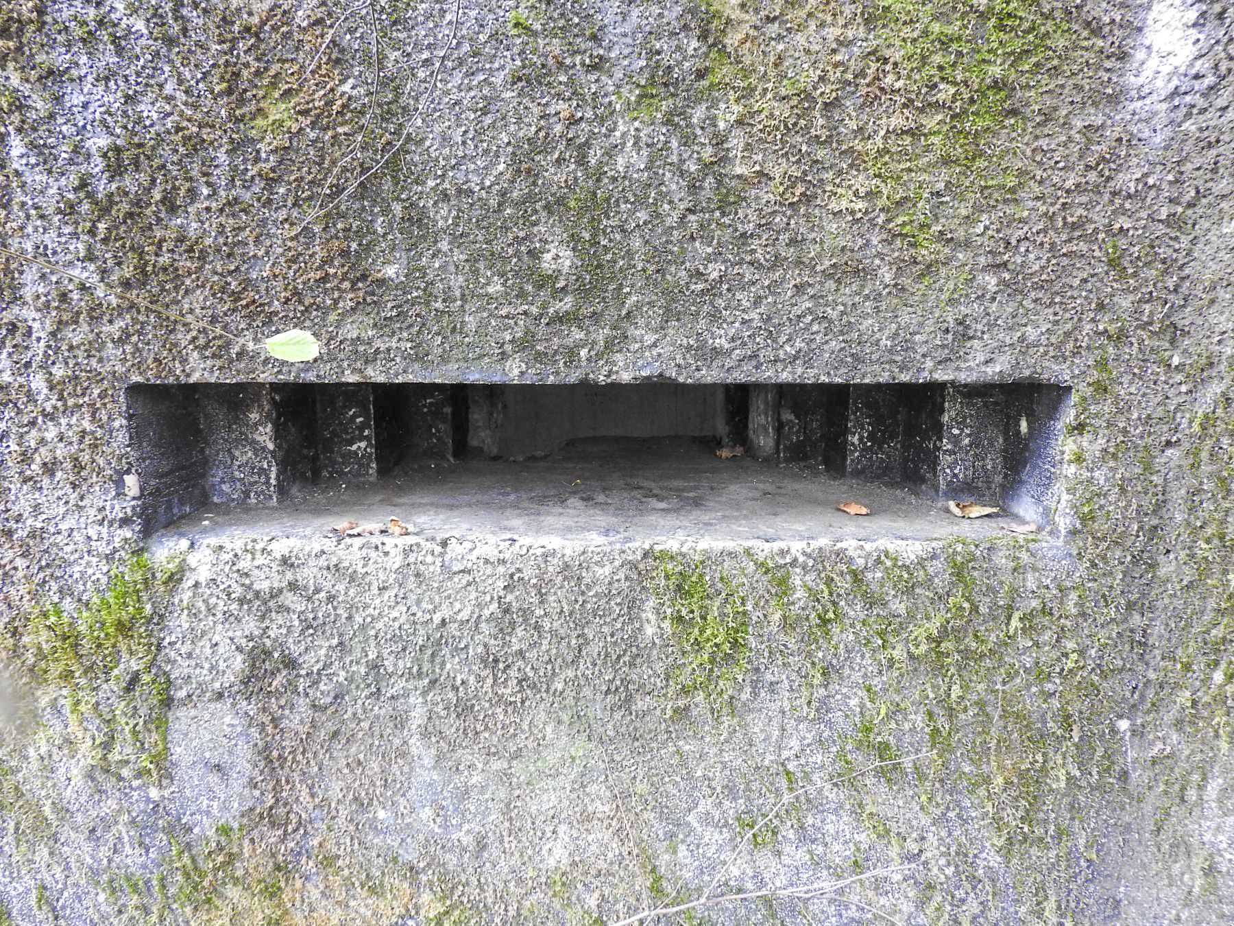 Ligne Maginot - ROUY 3 - (Blockhaus pour arme infanterie) - Le créneau.