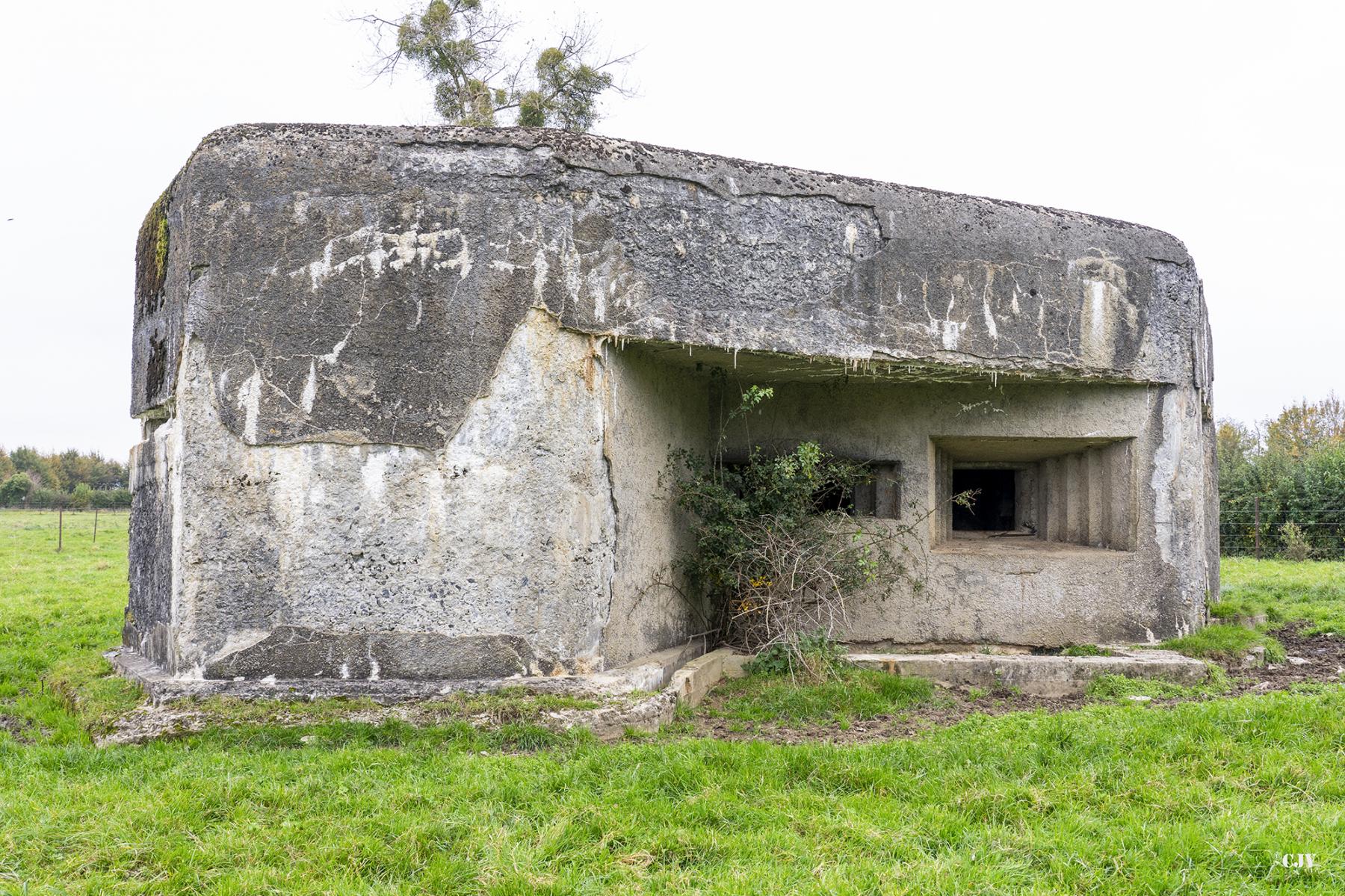 Ligne Maginot - MANDENNE - (Blockhaus lourd type STG / STG-FCR - Simple) - Les deux créneaux