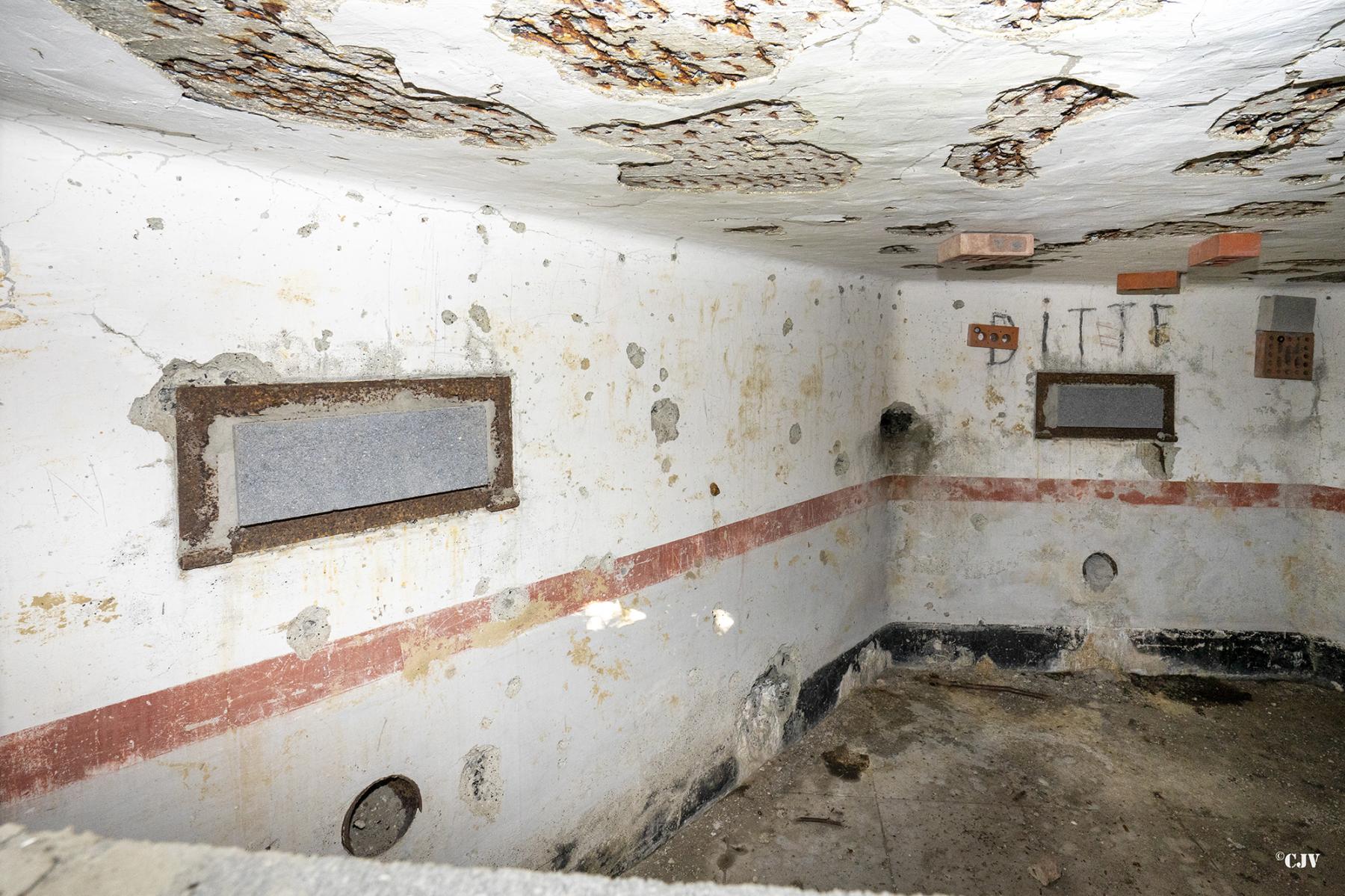 Ligne Maginot - GODELOT - (Blockhaus pour arme infanterie) - L'intérieur