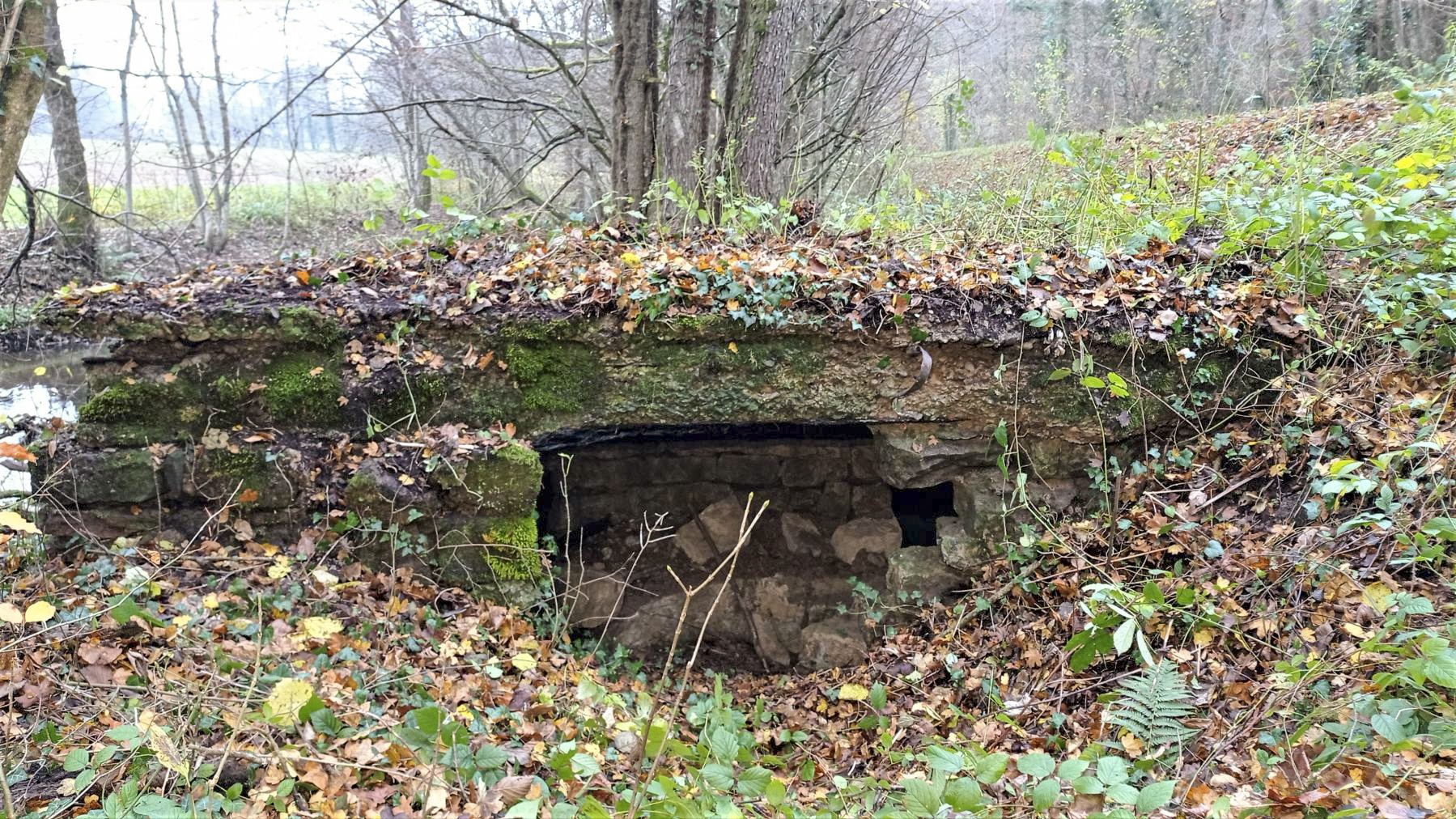 Ligne Maginot - VERLORENERBACH - (Blockhaus pour arme infanterie) - Entrée coté gauche