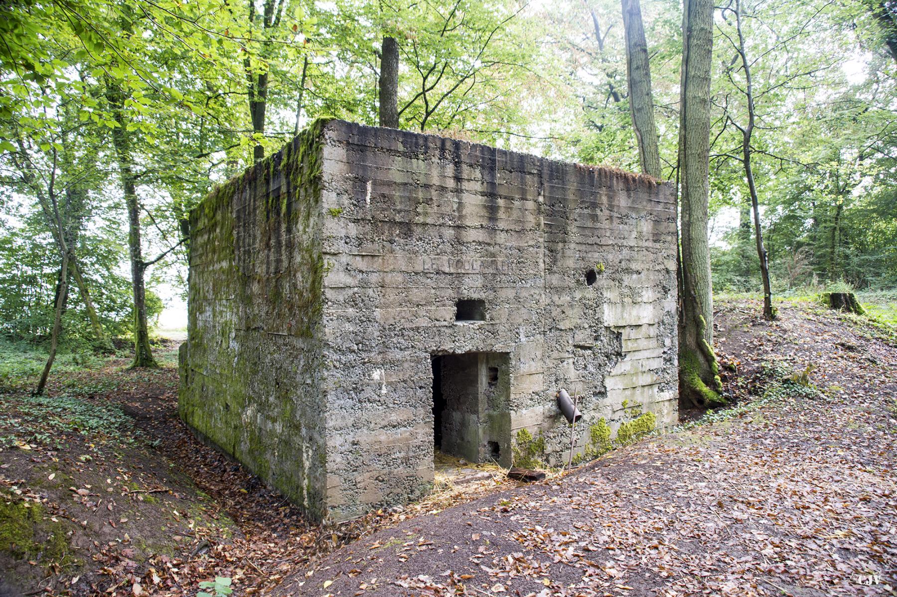 Ligne Maginot - BB351 - HUBERBUSCH 2 - (Blockhaus pour arme infanterie) - L'entrée