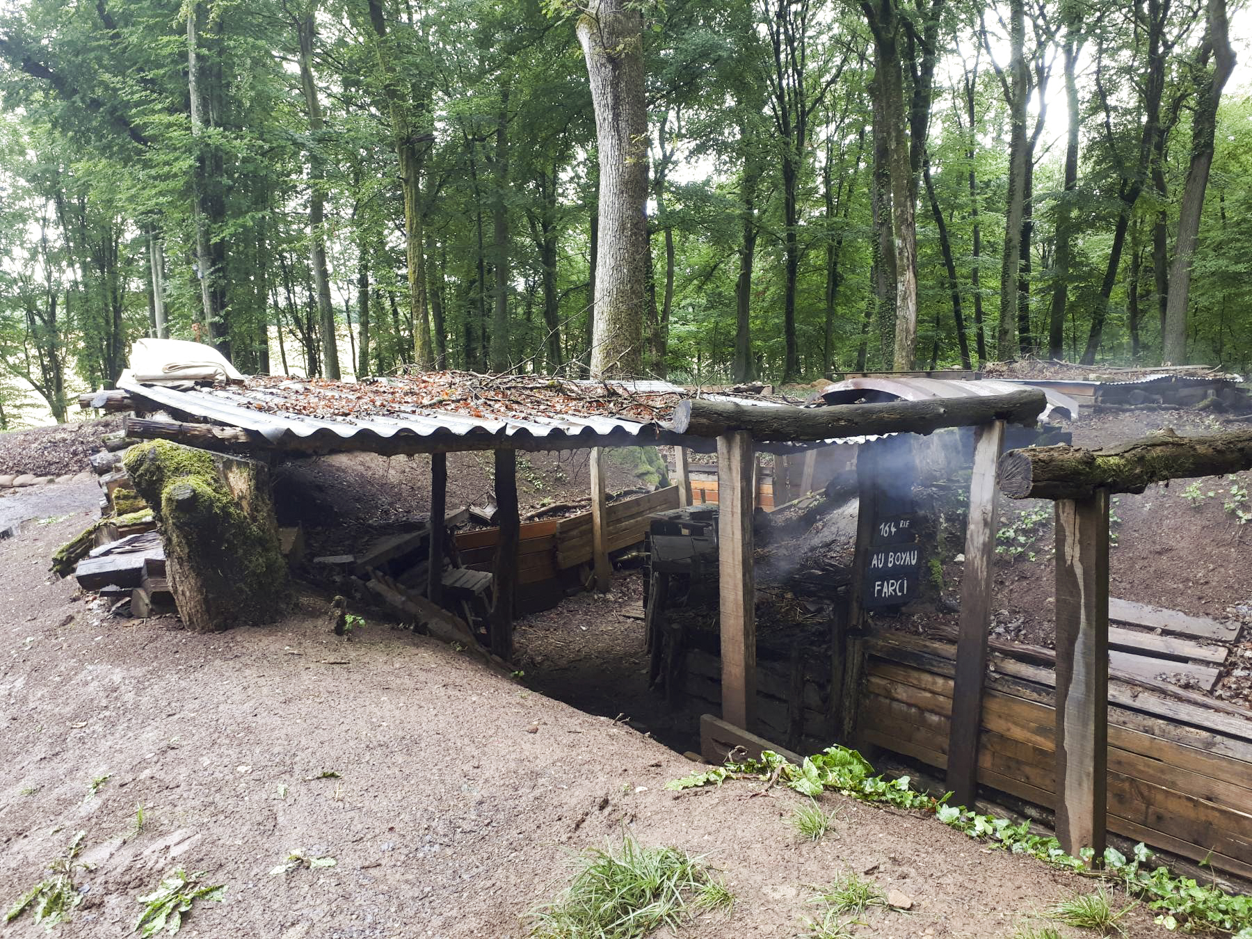 Ligne Maginot - HUBERBUSCH SUD - C59 - (Casemate d'infanterie) - La popote de tranchée 'au boyau farci'