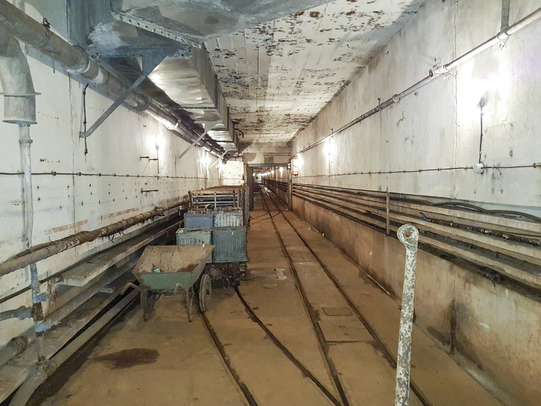 Ligne Maginot - MICHELSBERG - A22 - (Ouvrage d'artillerie) - Galerie d'entrée
La galerie bétonnée vers l'ouvrage - ELLENA-CUNY