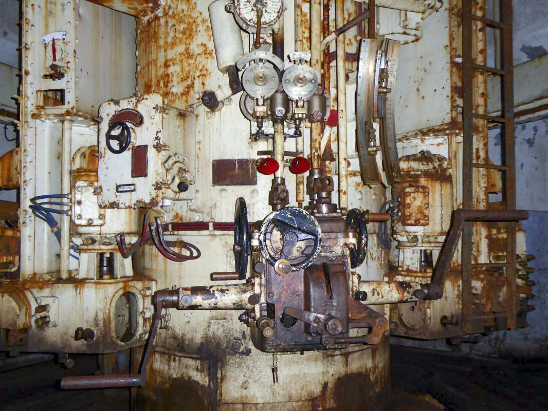 Ligne Maginot - MICHELSBERG - A22 - (Ouvrage d'artillerie) - Bloc 5
Etage intermédiaire de la tourelle - ELLENA-CUNY