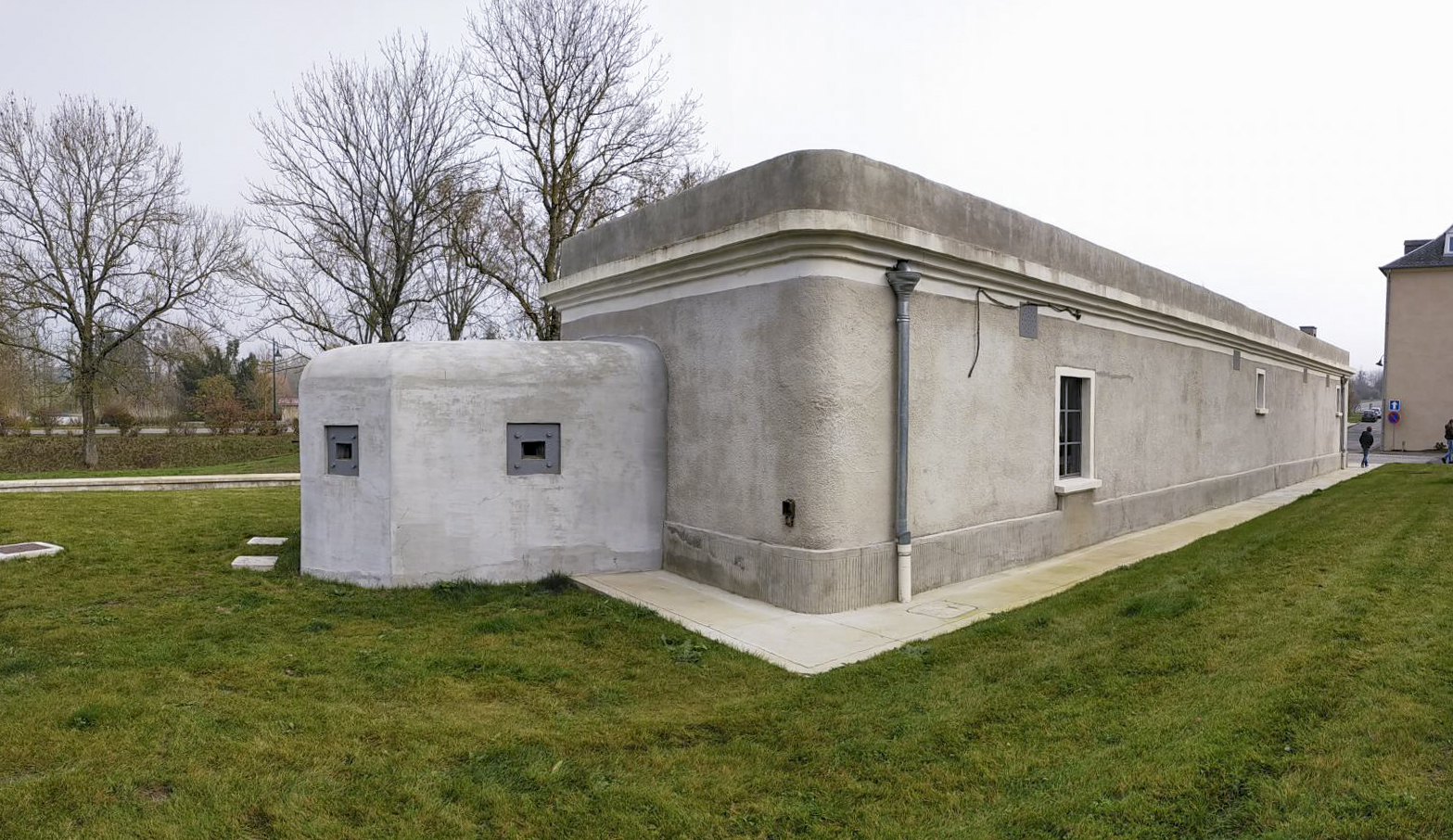 Ligne Maginot - ROUSSY LE VILLAGE (Poste avancé GRM) - (Poste GRM - Maison Forte) - Le poste GRM le jour de son inauguration - Julien Boulanger