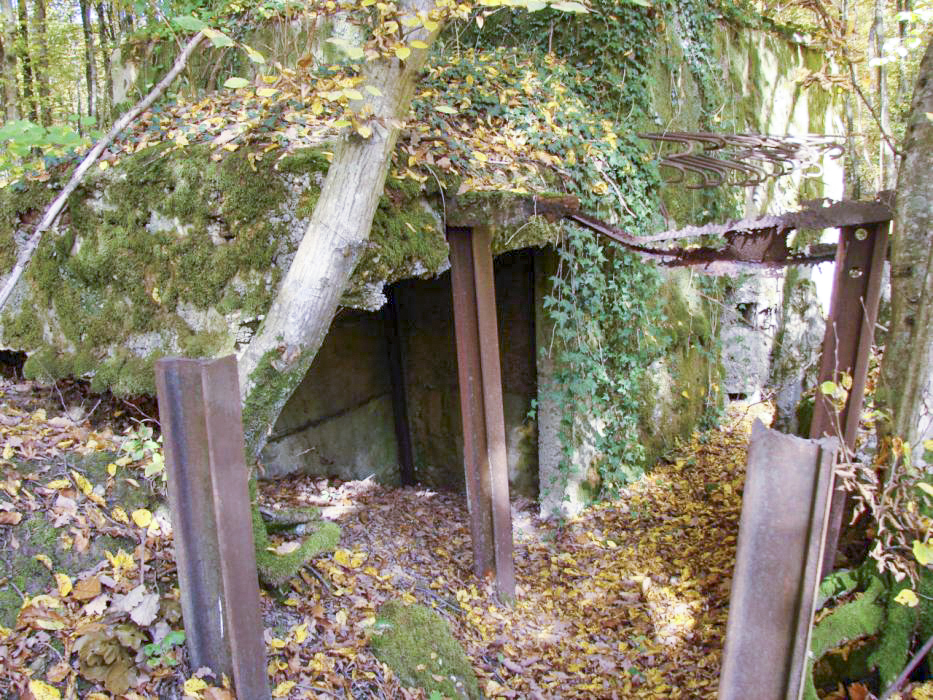 Ligne Maginot - CB447 - BOIS KARRE 2 - (Blockhaus pour arme infanterie) - L'entrée du blockhaus - Schnoupf