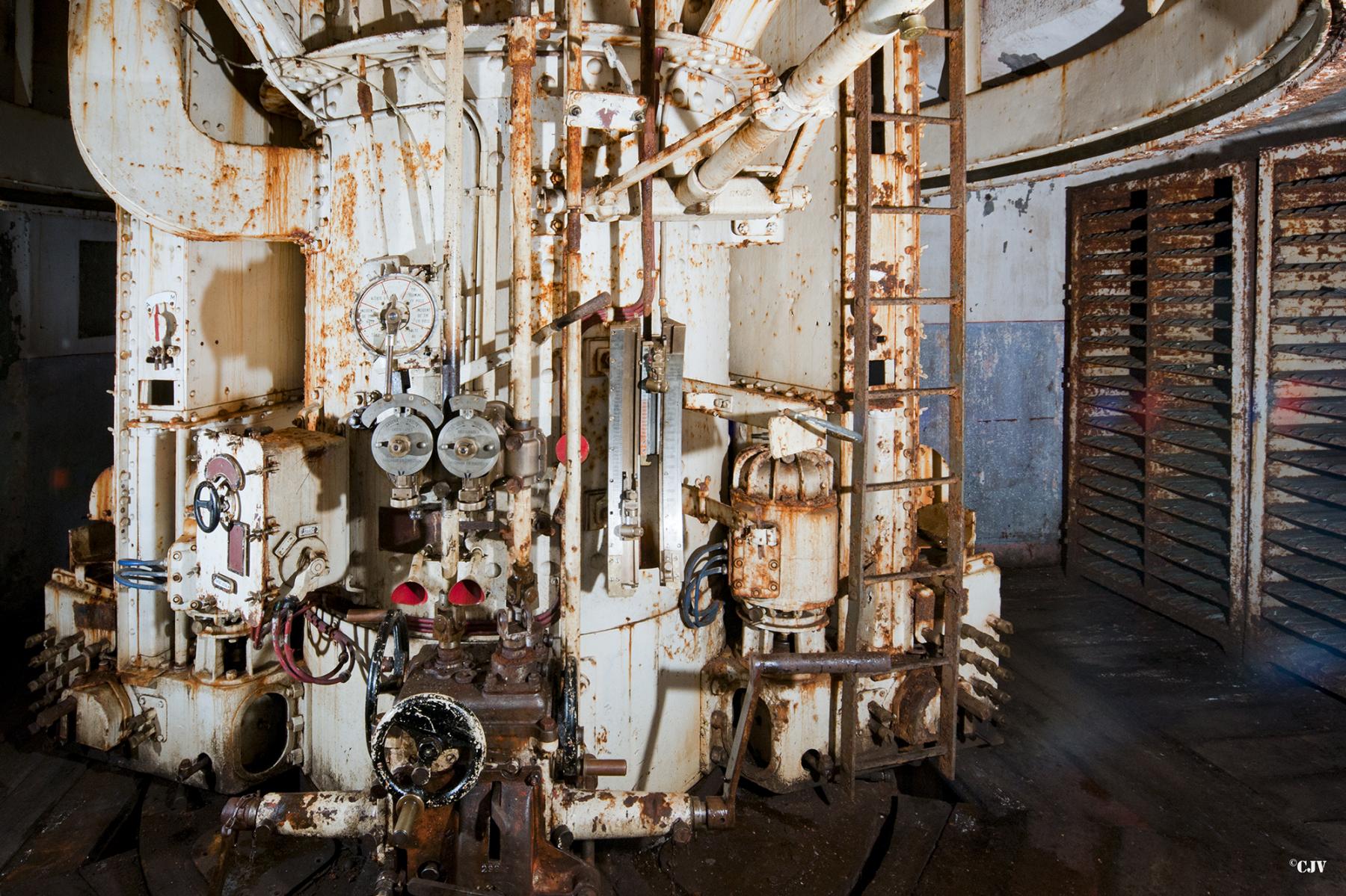 Ligne Maginot - MICHELSBERG - A22 - (Ouvrage d'artillerie) - Bloc 5
Etage intermédiaire de la tourelle  - Lia VERMEULEN