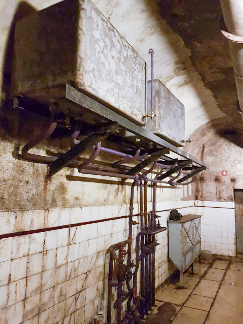 Ligne Maginot - MICHELSBERG - A22 - (Ouvrage d'artillerie) - L'usine électrique
Réservoirs journaliers de gasoil - ELLENA-CUNY