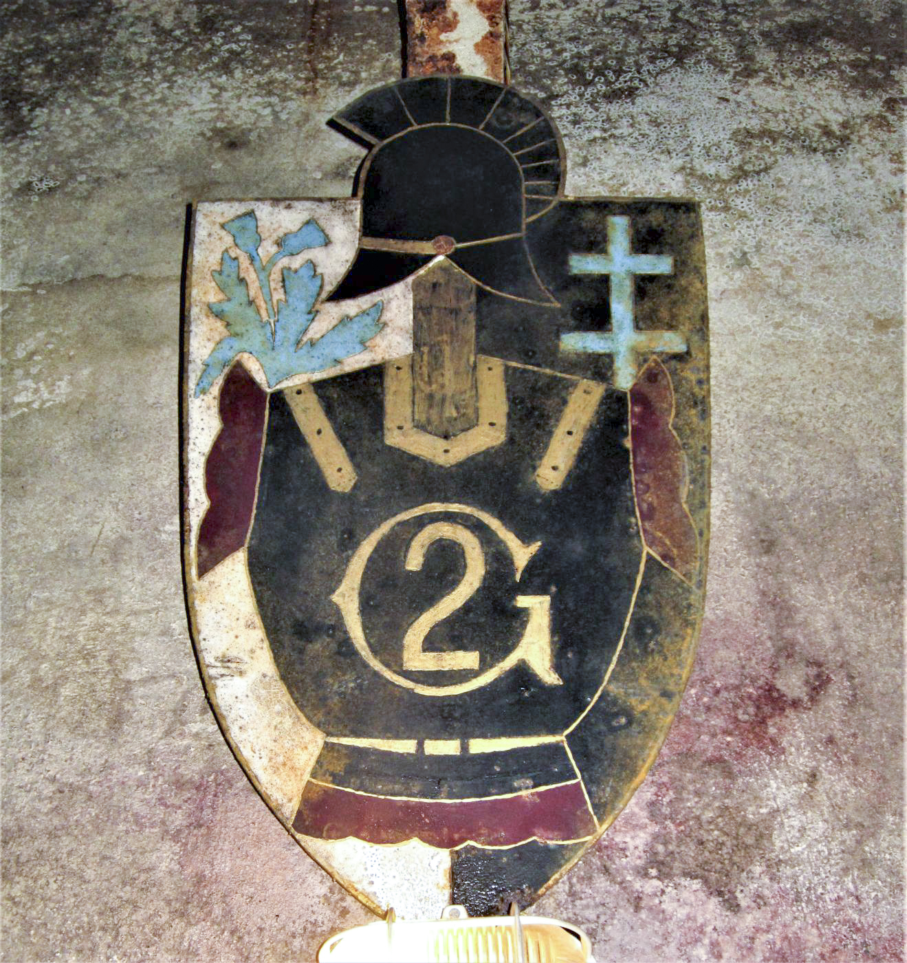 Ligne Maginot - MICHELSBERG - A22 - (Ouvrage d'artillerie) - L'usine électrique
Blason du 2° Génie - Gregory Fuchs