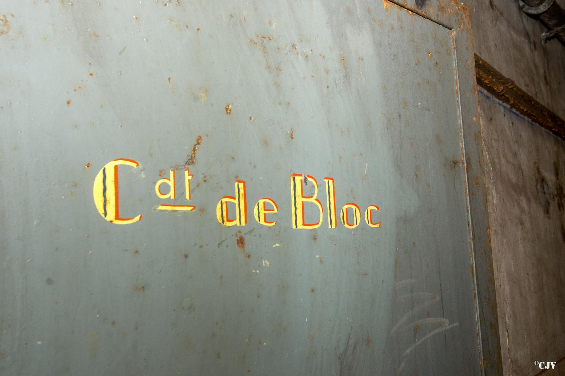 Ligne Maginot - MICHELSBERG - A22 - (Ouvrage d'artillerie) - Bloc 6
La porte de la chambre du commandant du bloc - Lia VERMEULEN