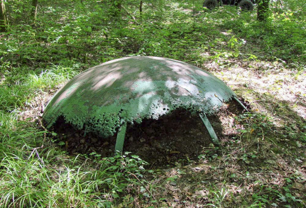 Ligne Maginot - MICHELSBERG - A22 - (Ouvrage d'artillerie) - Tourelle factice - Schnoupf