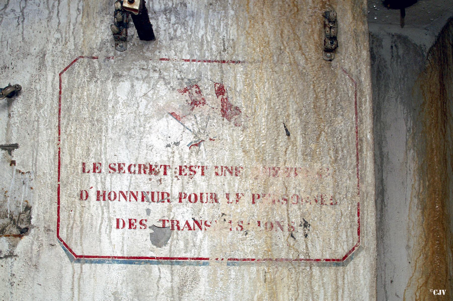 Ligne Maginot - BERSILLIES - (Ouvrage d'infanterie) - Bloc 2
Chambre TSF