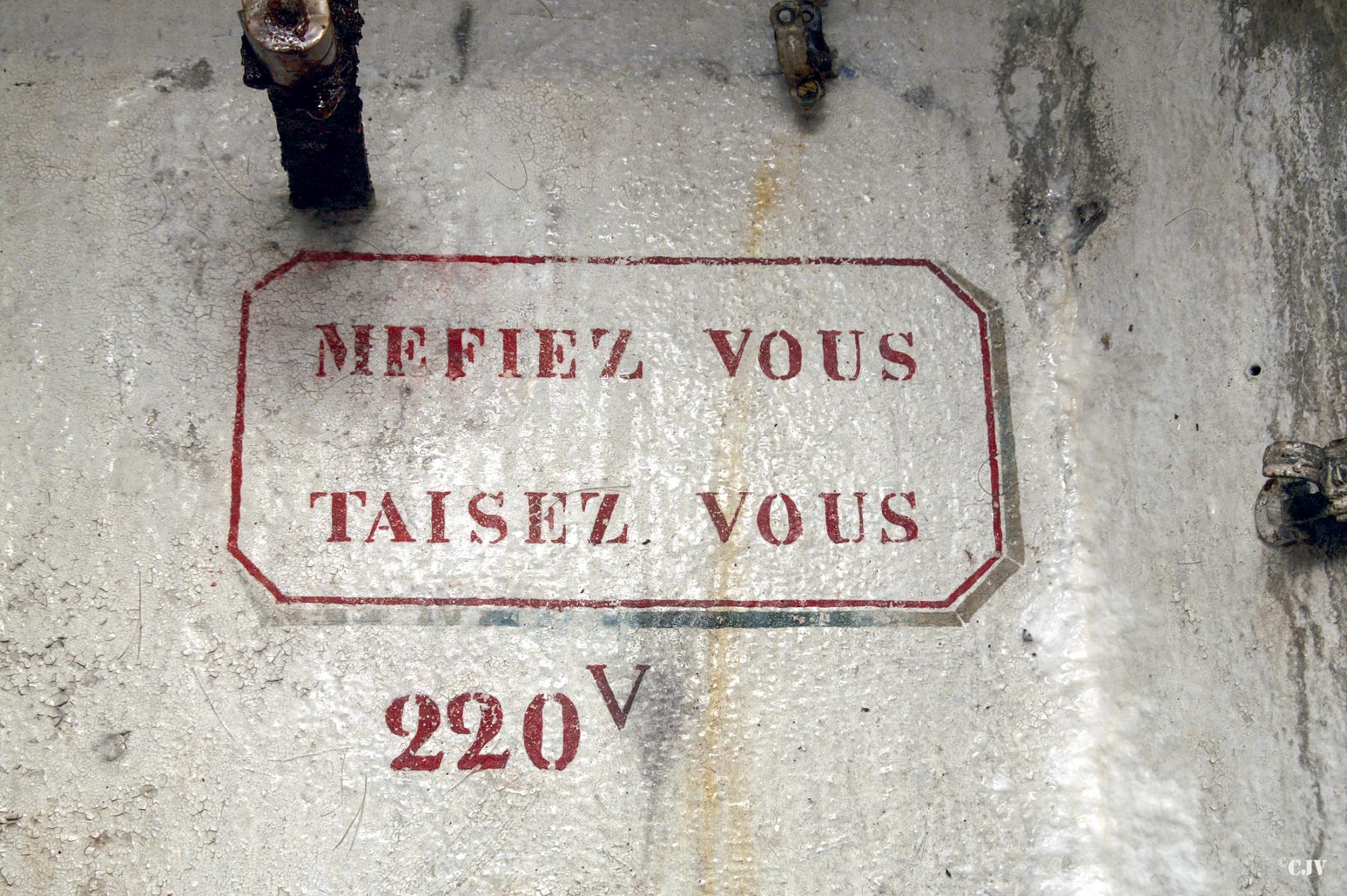 Ligne Maginot - BERSILLIES - (Ouvrage d'infanterie) - Bloc 2
Chambre TSF