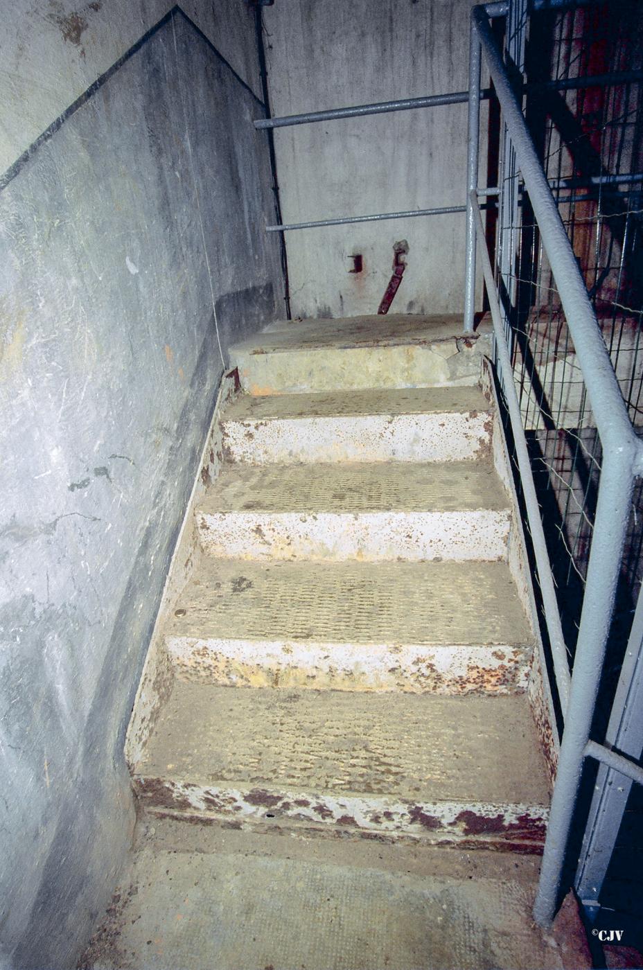 Ligne Maginot - LA SALMAGNE - (Ouvrage d'infanterie) - Bloc 2
La partie amovible de l'escalier