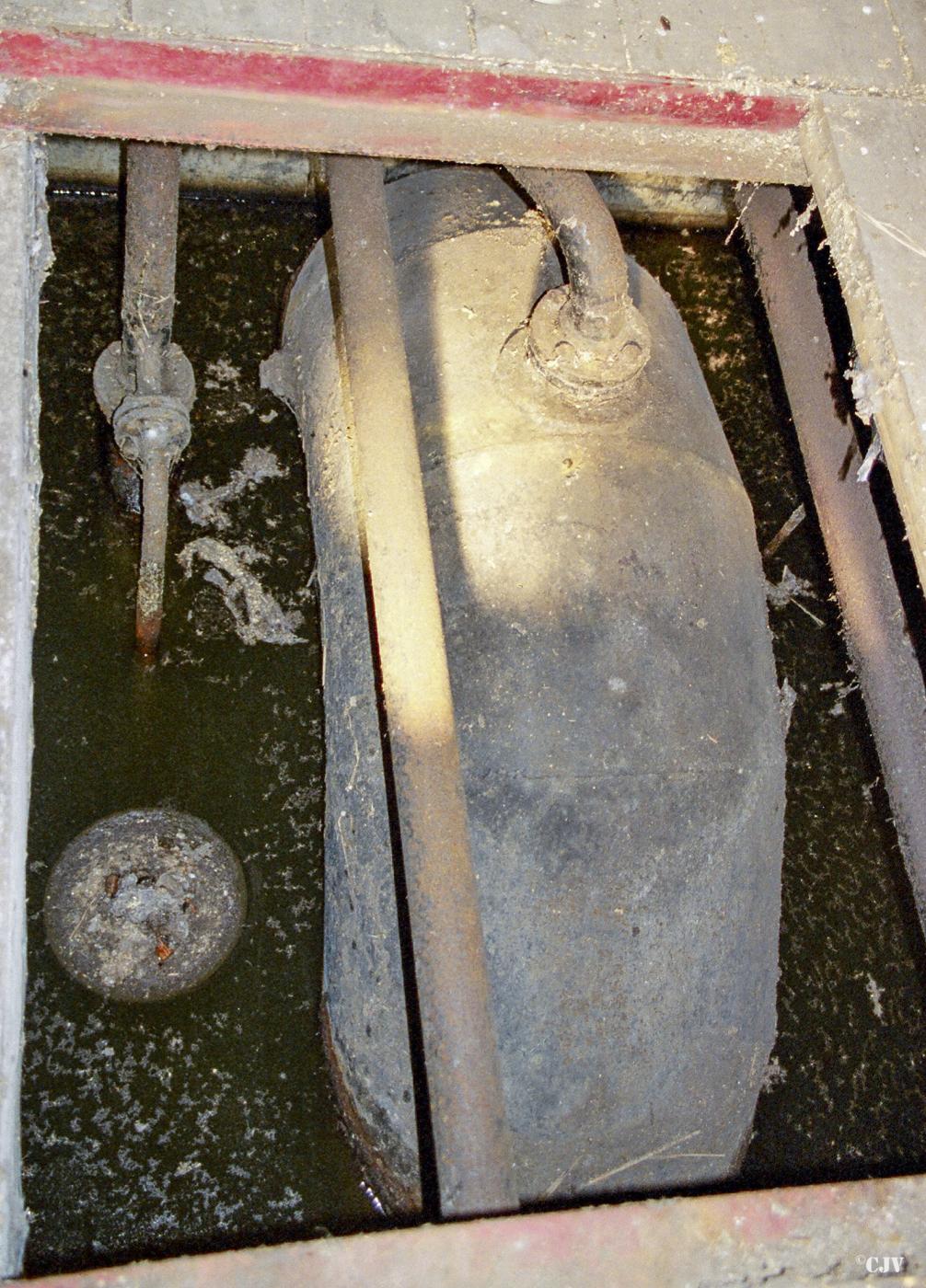 Ligne Maginot - RESERVOIR DE HOSTE-BAS - (Inondation défensive) - L'un des quatre siphons