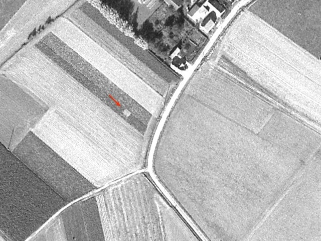 Ligne Maginot - BEF 544 - VILLECASSEAU SUD - (Blockhaus pour canon) -  - IGN - Géoportail 1967