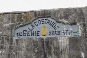 Ligne Maginot - AC1B - MC22 - LA COSTAUDE - (Casemate d'artillerie) - Le cartouche ornant la casemate