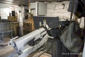 Ligne Maginot - AC1B - MC22 - LA COSTAUDE - (Casemate d'artillerie) - Canon de 75 mle 1897