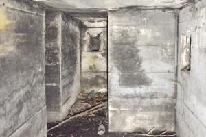 Ligne Maginot - LANGENHAEUSER - (Blockhaus pour arme infanterie) - Vue sur l'entrée