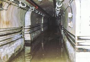 Ligne Maginot - SCHOENENBOURG - (Ouvrage d'artillerie) - La galerie au niveau des magasins aux artifices