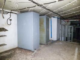 Ligne Maginot - GORDOLON (GN) - (Ouvrage d'artillerie) - Bloc 2
Chambre de mortiers de 81mm
Réservoirs d'eau en mezzanine