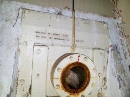 Ligne Maginot - GORDOLON (GN) - (Ouvrage d'artillerie) - Bloc 3
Etage supérieur
Mortier de 81mm
Culasse de pièce n°16