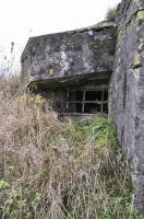 Ligne Maginot - DB26 - (Blockhaus pour canon) - Une visière particulière au dessus du  créneau