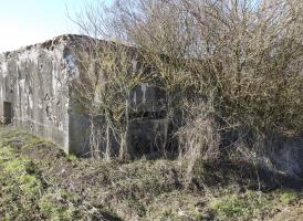 Ligne Maginot - EPERON - (Blockhaus pour canon) - La façade de tir du blockhaus