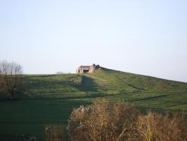 Ligne Maginot - GUERLETTE - (Casemate d'infanterie - double) - Vue vers Thonne-le-Thil