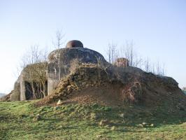 Ligne Maginot - GUERLETTE - (Casemate d'infanterie - double) - Face droite