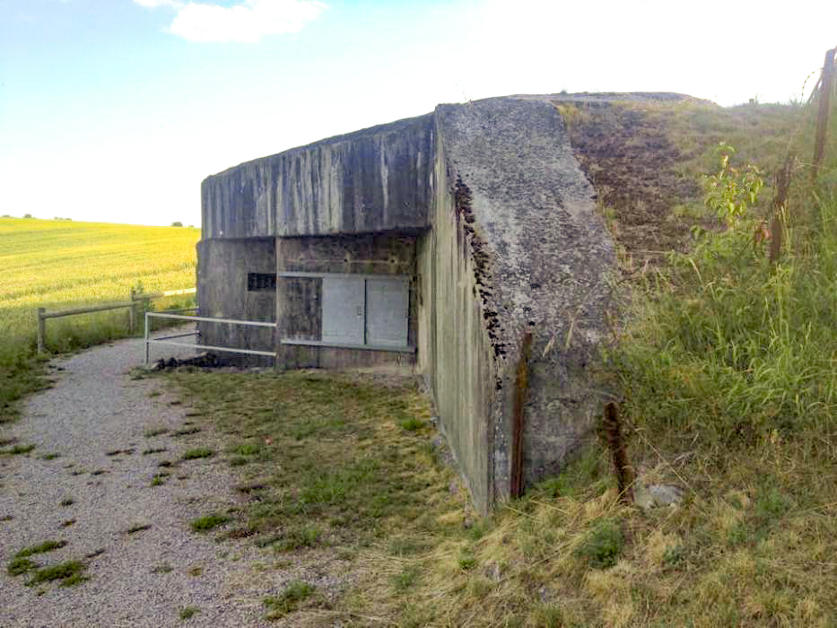Ligne Maginot - AC1B - MC22 - LA COSTAUDE - (Casemate d'artillerie) - Vue sur le créneau du canon de 75