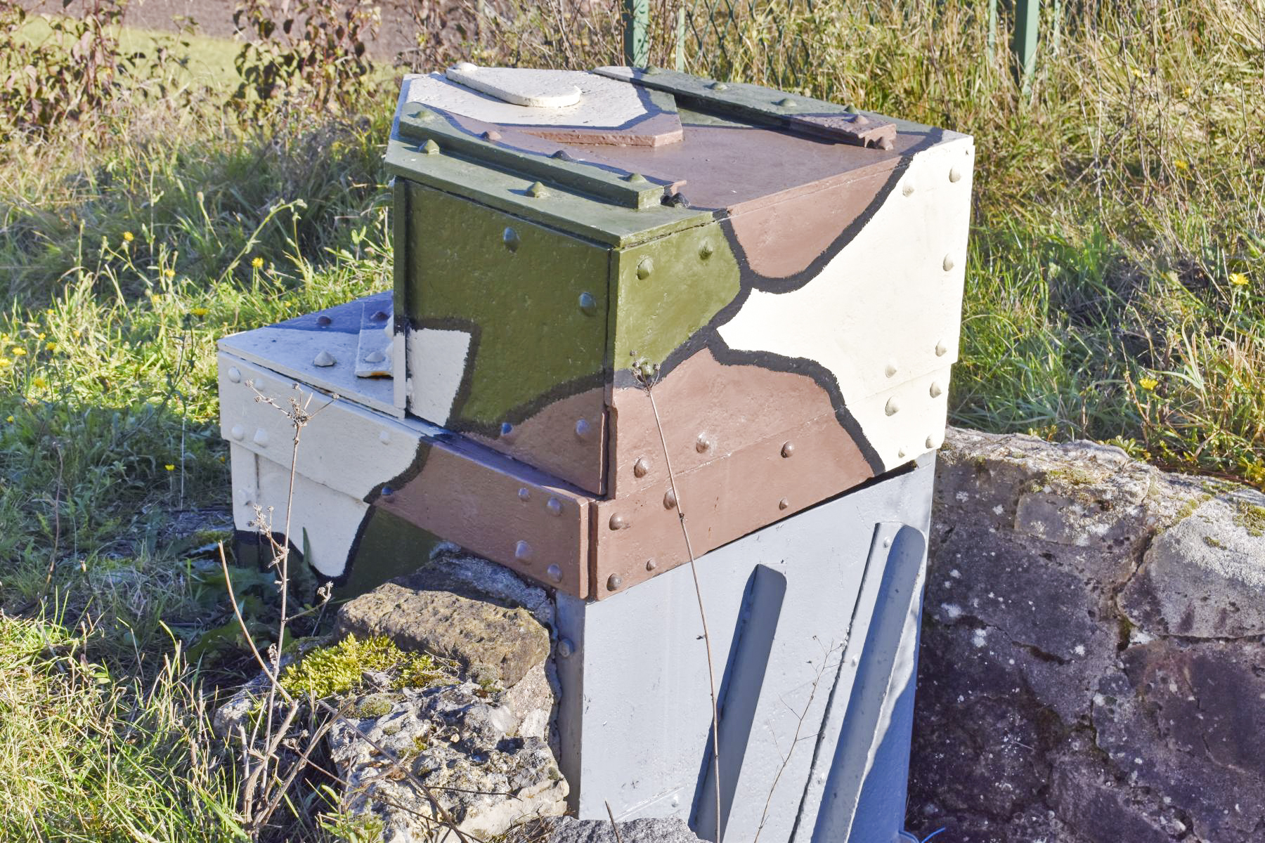 Ligne Maginot - AC1B - MC22 - LA COSTAUDE - (Casemate d'artillerie) - Guérite pentagonale