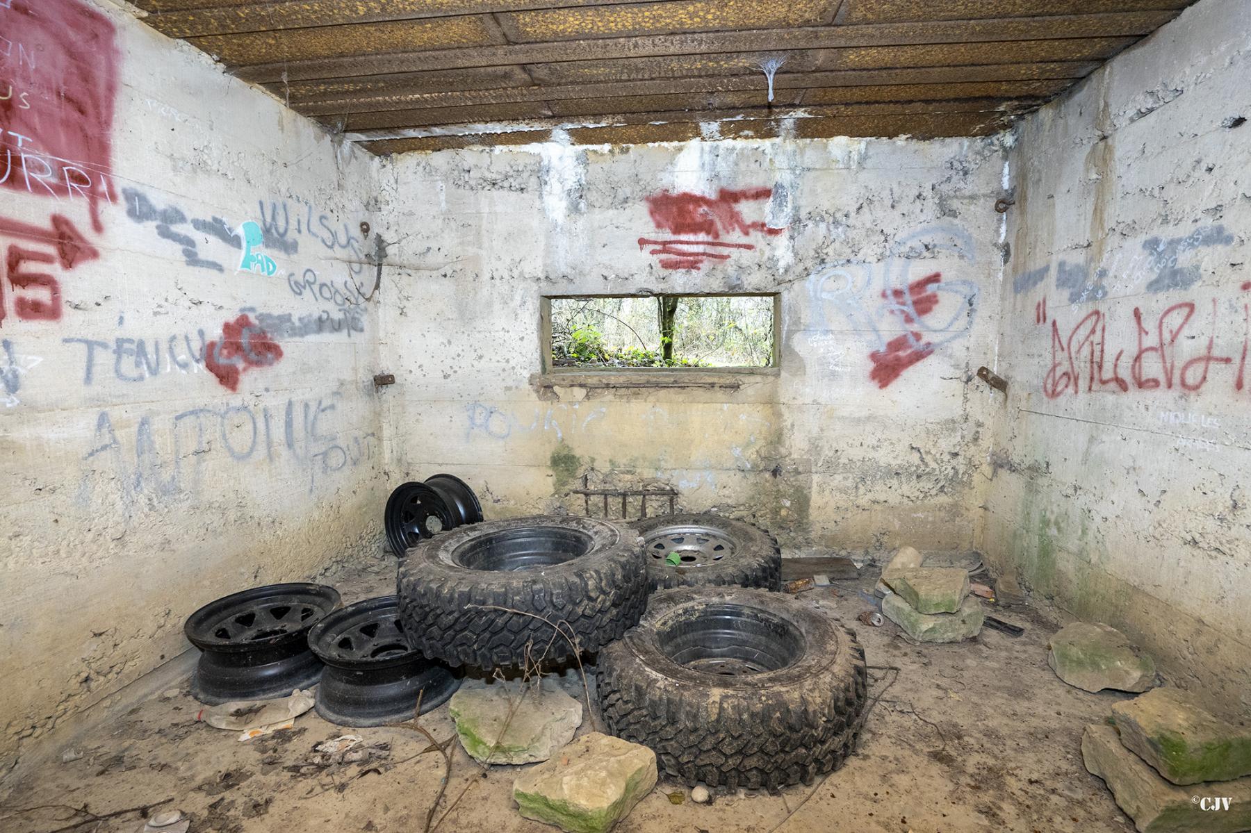 Ligne Maginot - CB294 - PESCH EST - (Blockhaus pour canon) - Chambre de tir