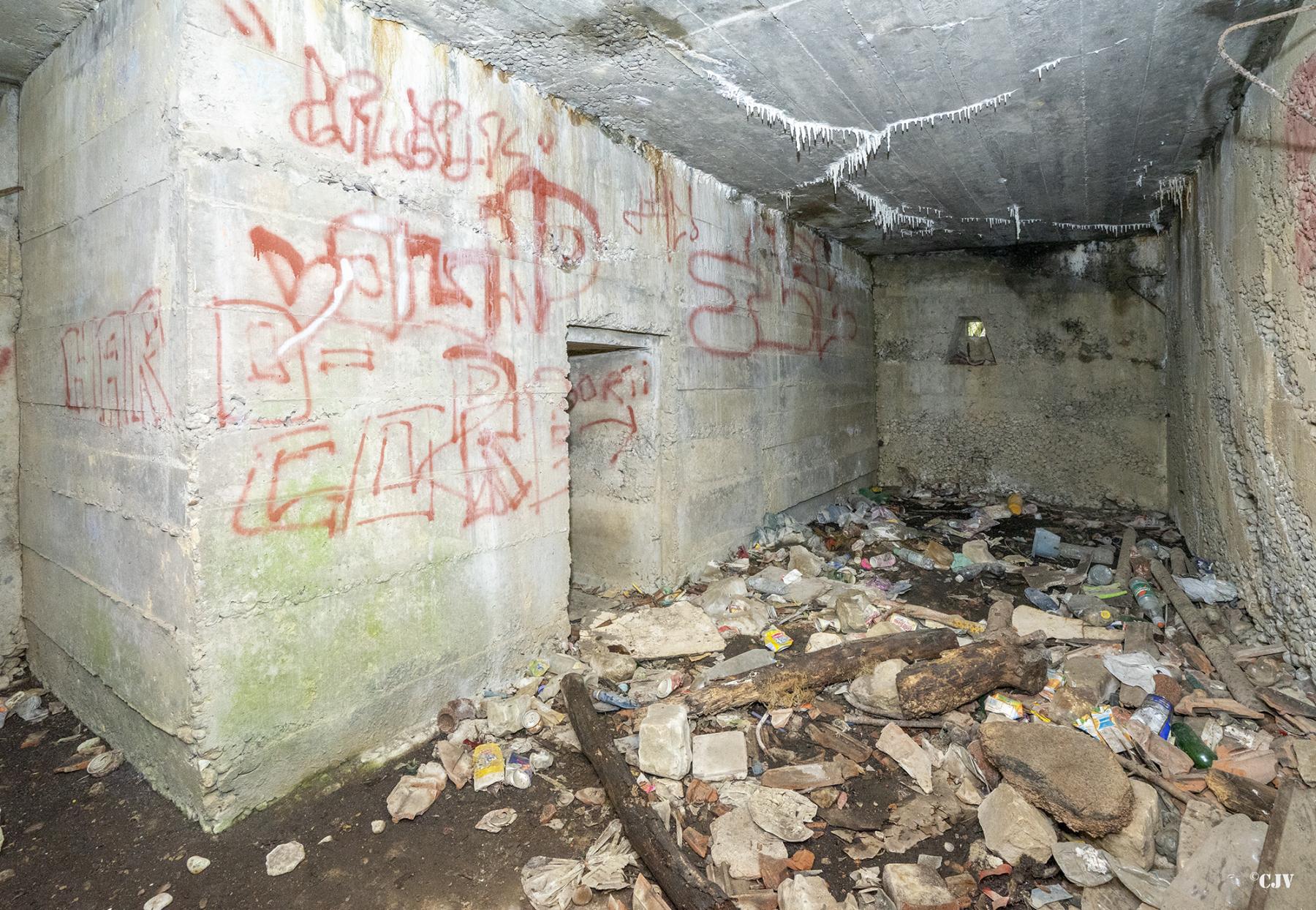 Ligne Maginot - CB294 - PESCH EST - (Blockhaus pour canon) - La chambre de tir annexe - Lia VERMEULEN