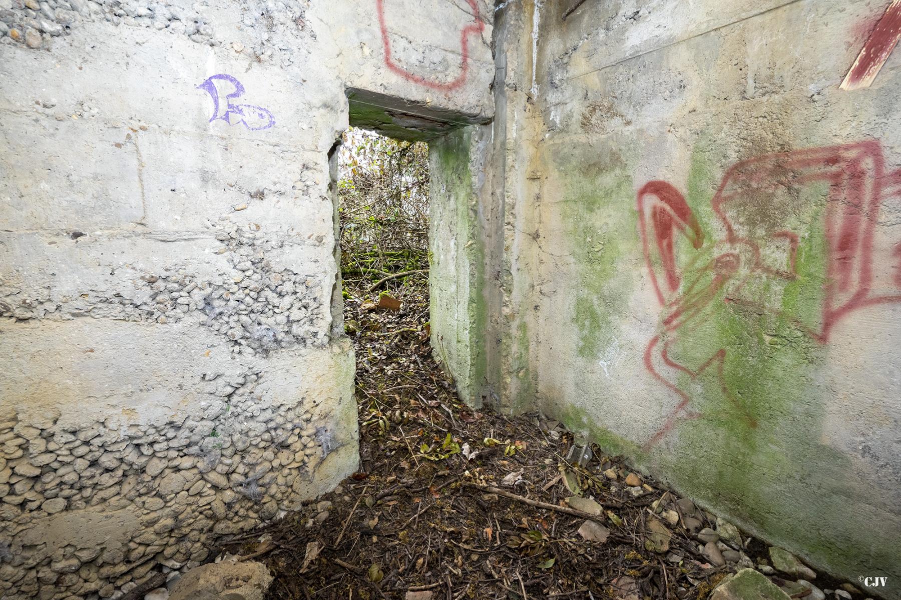Ligne Maginot - CB294 - PESCH EST - (Blockhaus pour canon) - L'entrée de l'annexe
