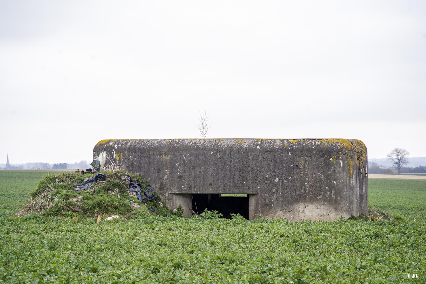Ligne Maginot - B641 - EPINETTE SUD - (Blockhaus pour canon) - L'entrée - Lia VERMEULEN
