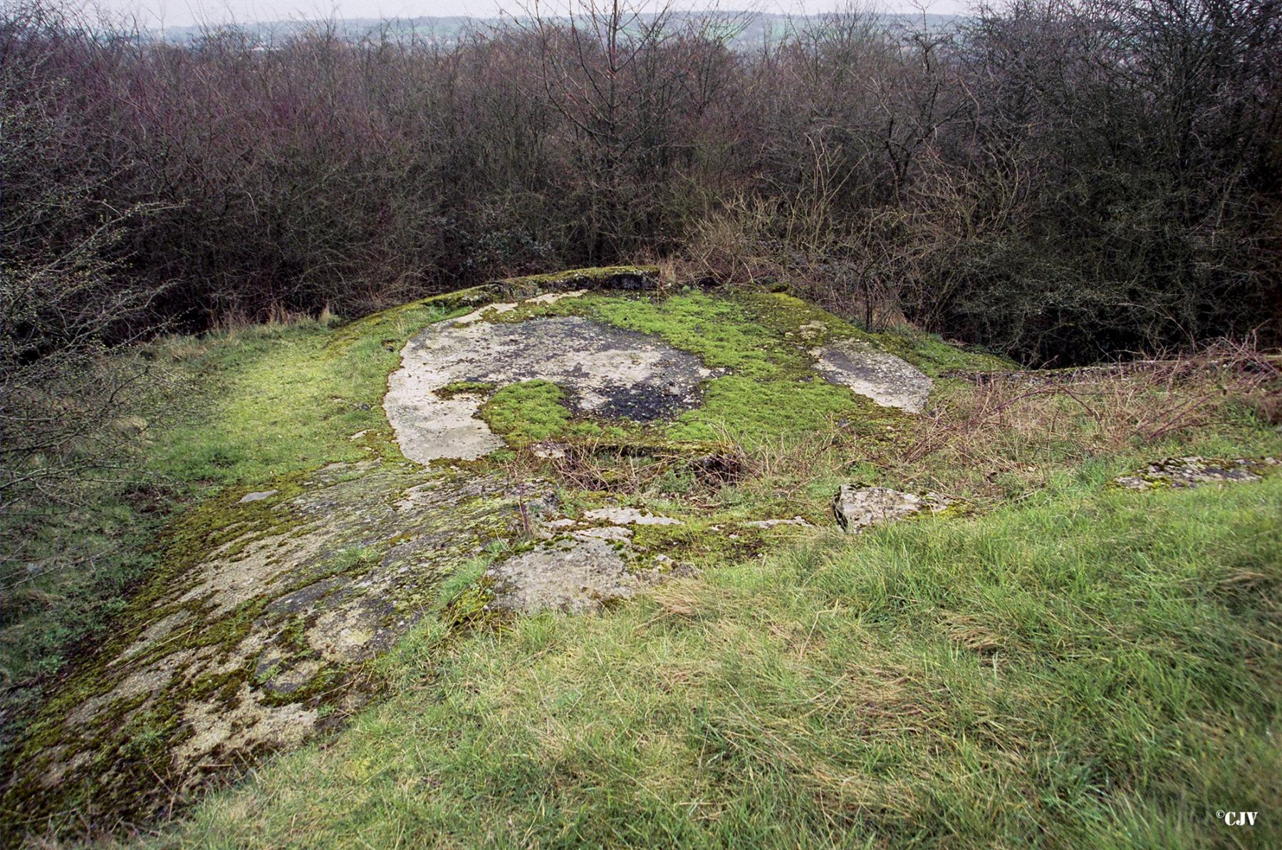 Ligne Maginot - BOUSSOIS - (Ouvrage d'infanterie) - Bloc 3
Restes de la tourelle AM