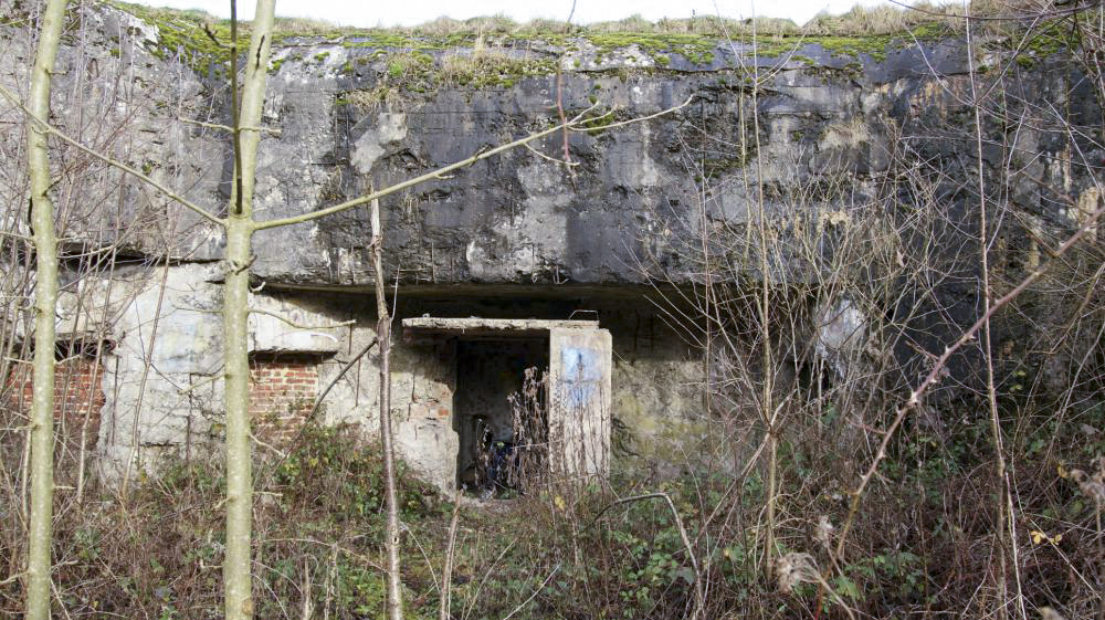 Ligne Maginot - BOUSSOIS - (Ouvrage d'infanterie) - L'entrée du bloc 1