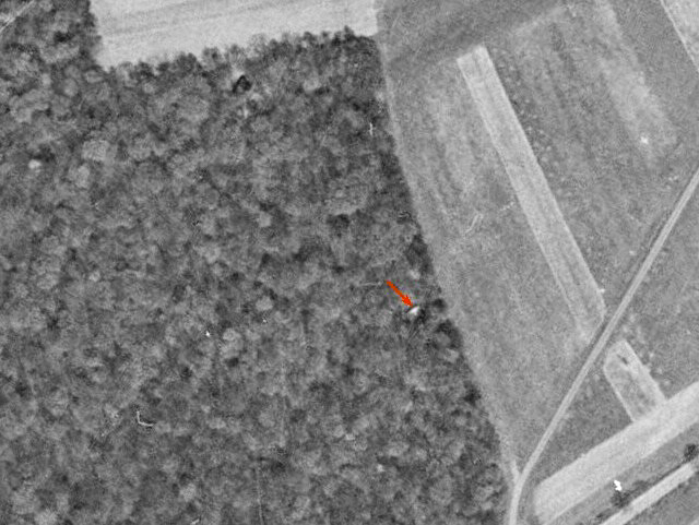 Ligne Maginot - BB164 - STUDEN - SUZANNE - (Blockhaus pour arme infanterie) -  - IGN - Géoportail 1955