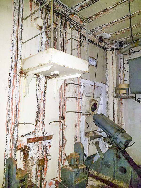 Ligne Maginot - GORDOLON (GN) - (Ouvrage d'artillerie) - Bloc 3
Chambres des 81mm
Passerelle d'accès au périscope de fossé