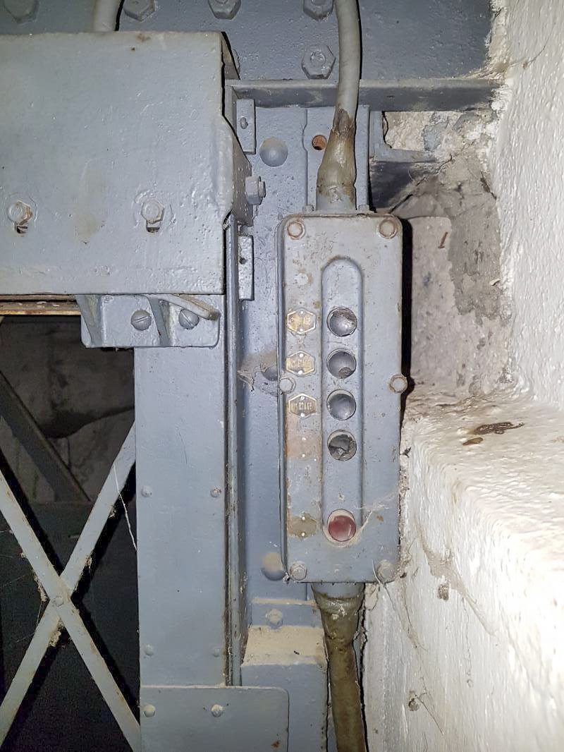 Ligne Maginot - GORDOLON (GN) - (Ouvrage d'artillerie) - Bloc 3
Etage supérieur
Monte-charge
