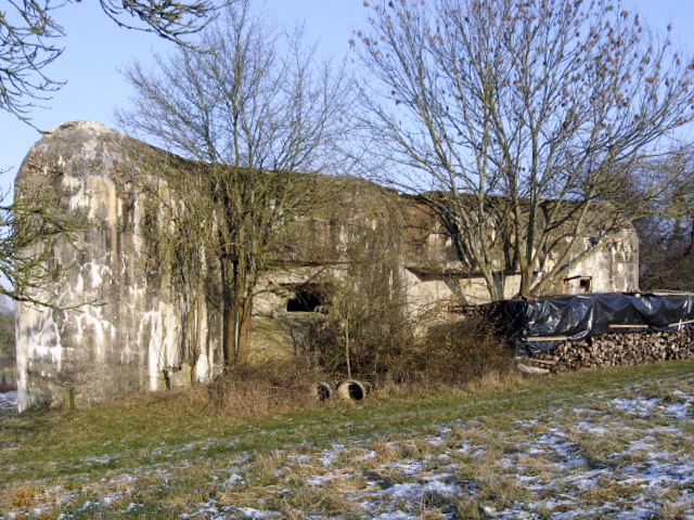 Ligne Maginot - CEZF-4 - SARRE UNION NORD-EST - (Casemate d'infanterie - Double) - Façade Ouest