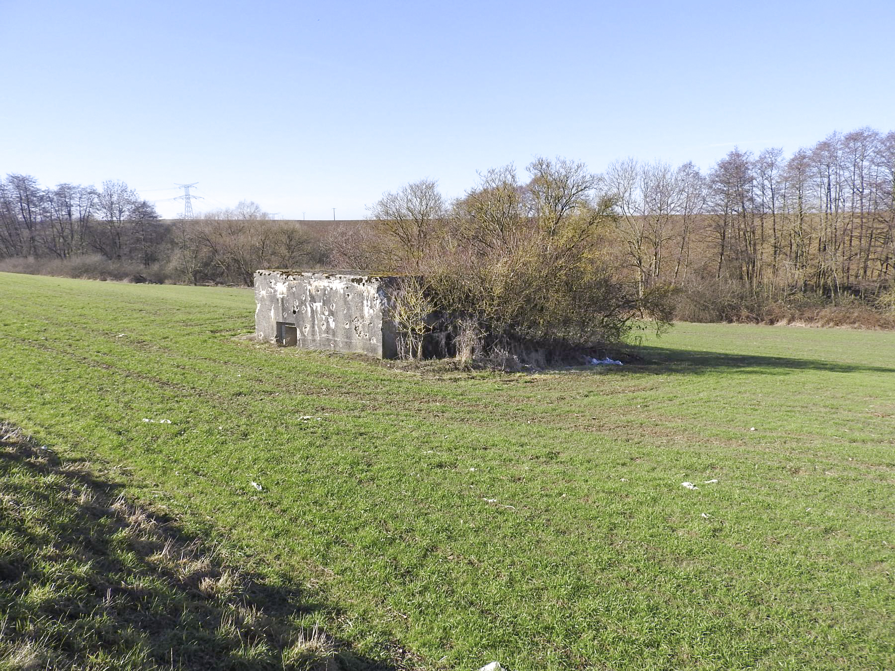 Ligne Maginot - EPERON - (Blockhaus pour canon) - Le blockhaus anti-char