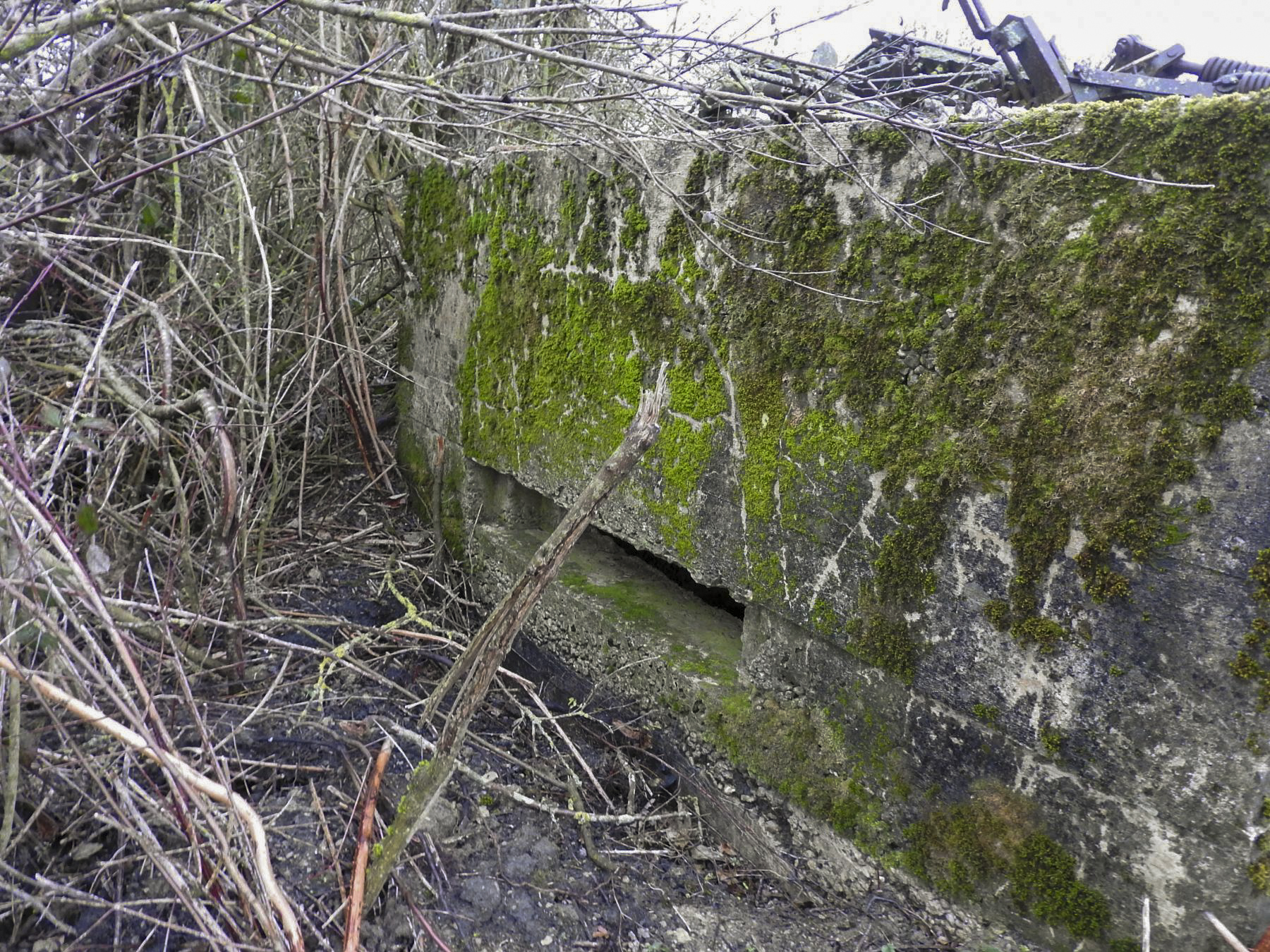 Ligne Maginot - HOLLERSWIESE 2 - (Blockhaus pour arme infanterie) - Le créneau. - STENGER Mathieu